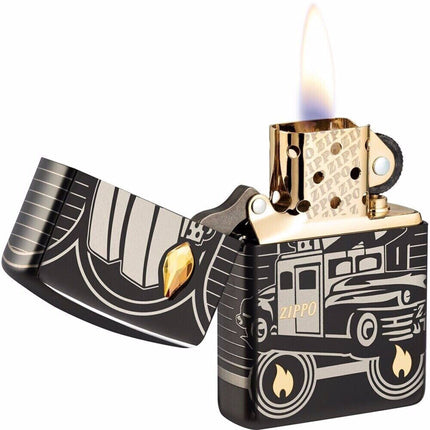 Zippo Windproof Lighter - Zippo Car 75th Anniversary Collectible - Americas | 48691