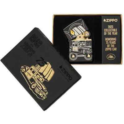 Zippo Windproof Lighter - Zippo Car 75th Anniversary Collectible - Americas | 48691