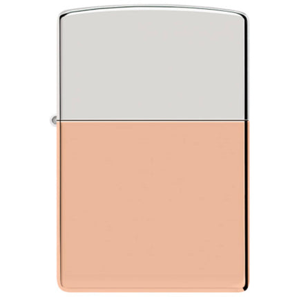 Zippo Windproof Pocket Lighter - Bimetal CB Copper and Sterling Silver | 48694