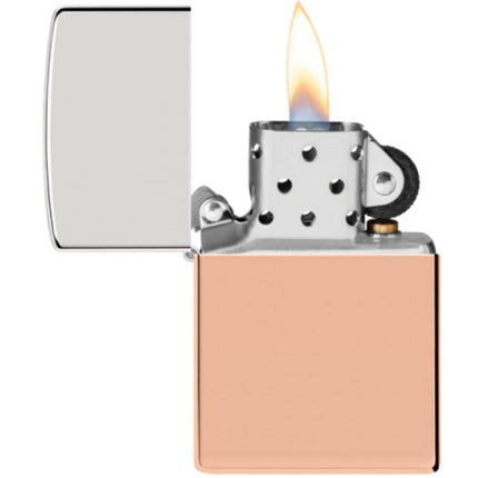 Zippo Windproof Pocket Lighter - Bimetal CB Copper and Sterling Silver | 48694