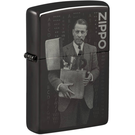 Zippo Windproof Lighter - Founder's Day Commemorative High Polish Black | 48702