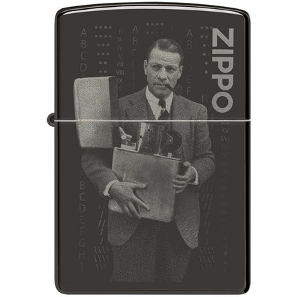 Zippo Windproof Lighter - Founder's Day Commemorative High Polish Black | 48702