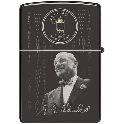 Zippo Windproof Lighter - Founder's Day Commemorative High Polish Black | 48702