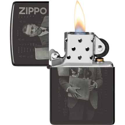 Zippo Windproof Lighter - Founder's Day Commemorative High Polish Black | 48702