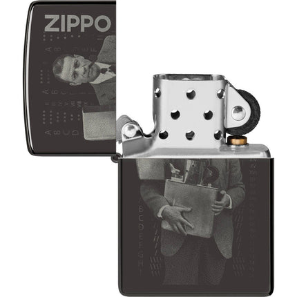 Zippo Windproof Lighter - Founder's Day Commemorative High Polish Black | 48702