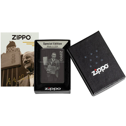 Zippo Windproof Lighter - Founder's Day Commemorative High Polish Black | 48702