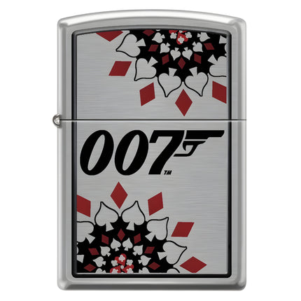 Zippo Lighter: James Bond 007 Design Brushed Chrome | 48734