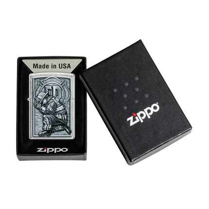Zippo Windproof Lighter - Firefighter Design Street Chrome | 49785