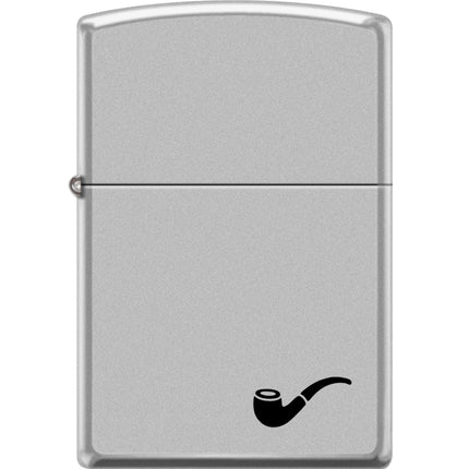Zippo 205PL Classic Satin Chrome Windproof Pocket Pipe Lighter