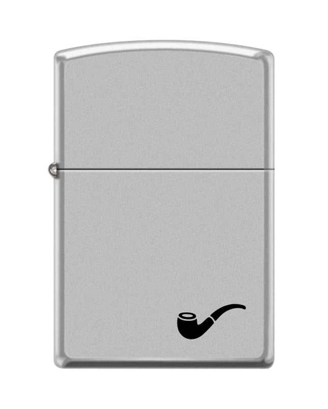 Zippo 205PL Classic Satin Chrome Windproof Pocket Pipe Lighter