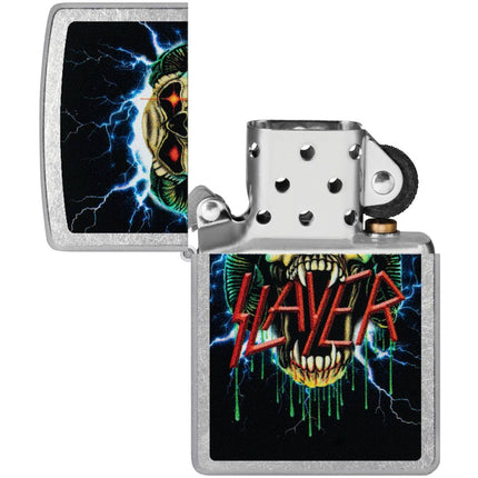 Zippo Windproof Lighter - Slayer Color Image Design Street Chrome Finish | 47222
