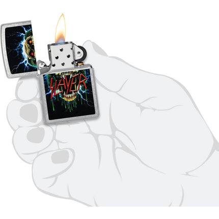Zippo Windproof Lighter - Slayer Color Image Design Street Chrome Finish | 47222