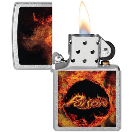 Zippo Windproof Pocket Lighter - Poison Fire Design in Color Image Finish | 47230