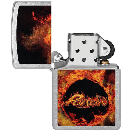 Zippo Windproof Pocket Lighter - Poison Fire Design in Color Image Finish | 47230