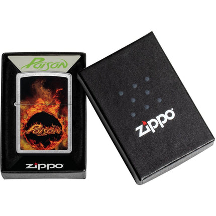 Zippo Windproof Pocket Lighter - Poison Fire Design in Color Image Finish | 47230