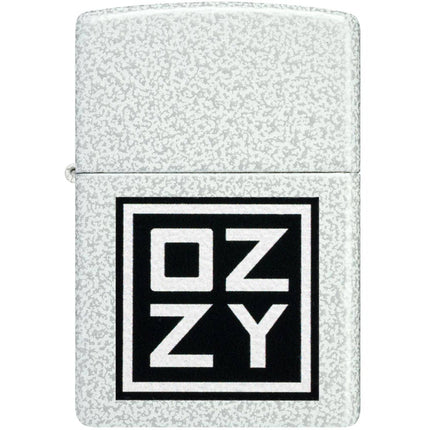 Zippo Windproof Pocket Lighter - Ozzy Osbourne Logo Design Glacier Finish | 47232