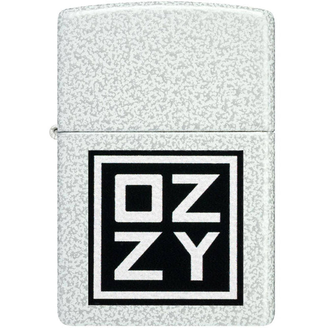 Zippo Windproof Pocket Lighter - Ozzy Osbourne Logo Design Glacier Finish | 47232