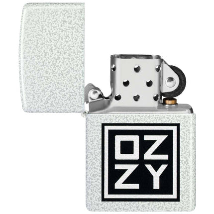 Zippo Windproof Pocket Lighter - Ozzy Osbourne Logo Design Glacier Finish | 47232