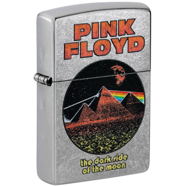 Zippo Windproof Lighter - Pink Floyd The Dark Side of the Moon Street Chrome | 47239
