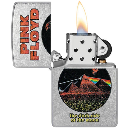 Zippo Windproof Lighter - Pink Floyd The Dark Side of the Moon Street Chrome | 47239