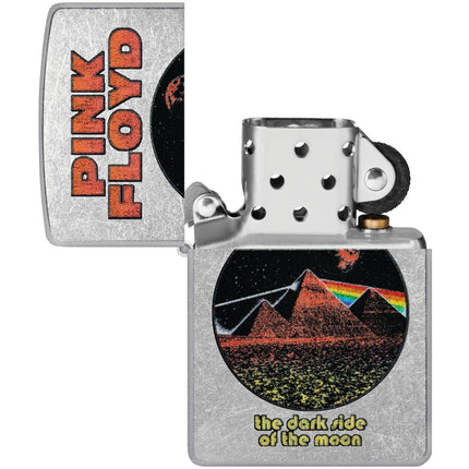 Zippo Windproof Lighter - Pink Floyd The Dark Side of the Moon Street Chrome | 47239