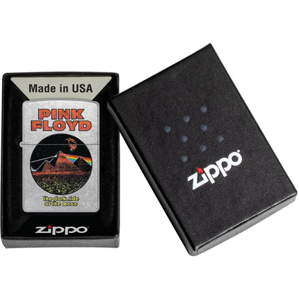 Zippo Windproof Lighter - Pink Floyd The Dark Side of the Moon Street Chrome | 47239