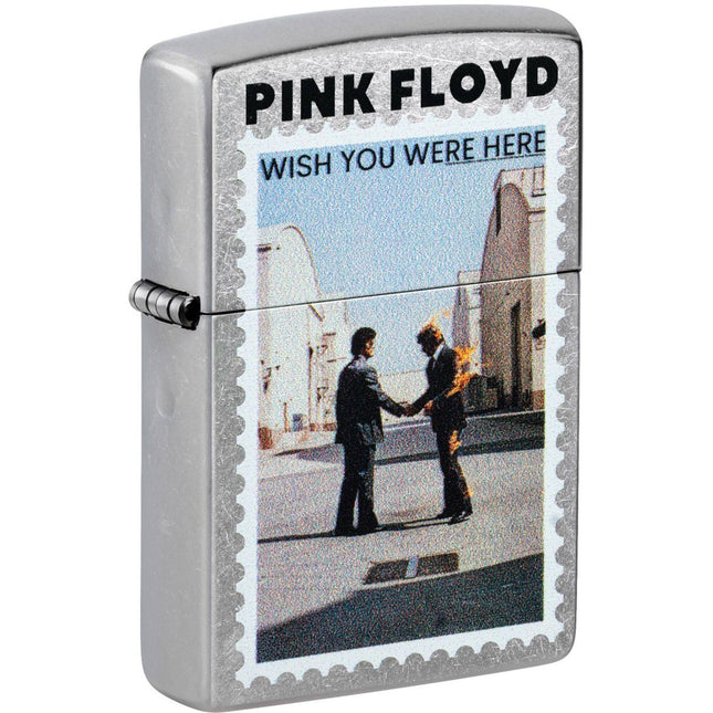 Zippo Windproof Lighter - Pink Floyd Wish You Were Here Design Street Chrome | 47240