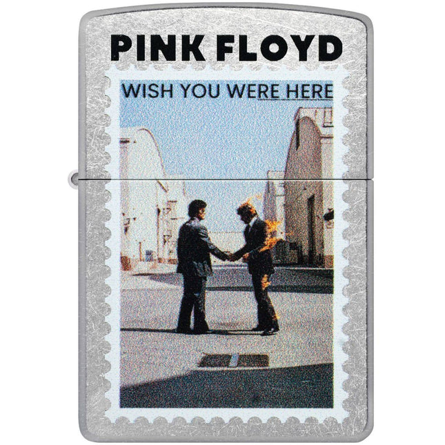 Zippo Windproof Lighter - Pink Floyd Wish You Were Here Design Street Chrome | 47240