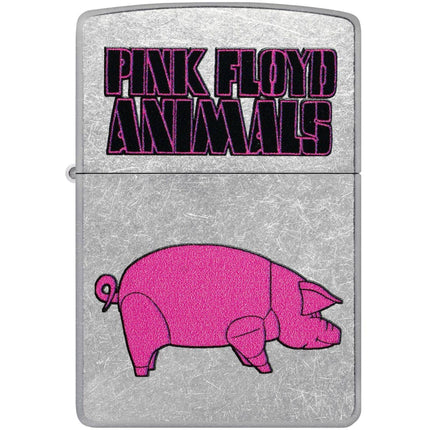 Zippo Windproof Lighter - Pink Floyd Animals Design Street Chrome Finish | 47241
