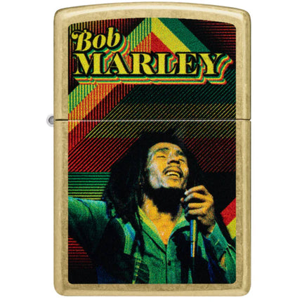 Zippo Windproof Lighter - Bob Marley Soul Design Classic Street Brass Finish | 47242