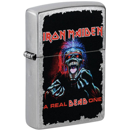 Zippo Windproof Lighter - Iron Maiden A Real Dead One Design Street Chrome | 47243
