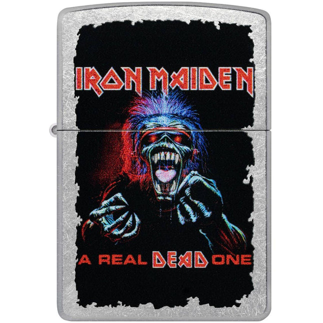 Zippo Windproof Lighter - Iron Maiden A Real Dead One Design Street Chrome | 47243