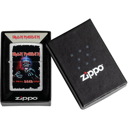 Zippo Windproof Lighter - Iron Maiden A Real Dead One Design Street Chrome | 47243
