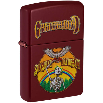 Zippo Windproof Lighter - Grateful Dead Sunshine Daydream Design Merlot Finish | 47249
