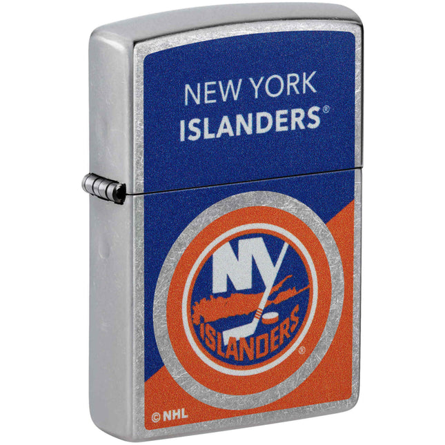 Zippo Windproof Pocket Lighter - NHL New York Islanders Colorblock Logo Design | 46199