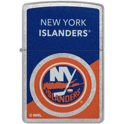 Zippo Windproof Pocket Lighter - NHL New York Islanders Colorblock Logo Design | 46199