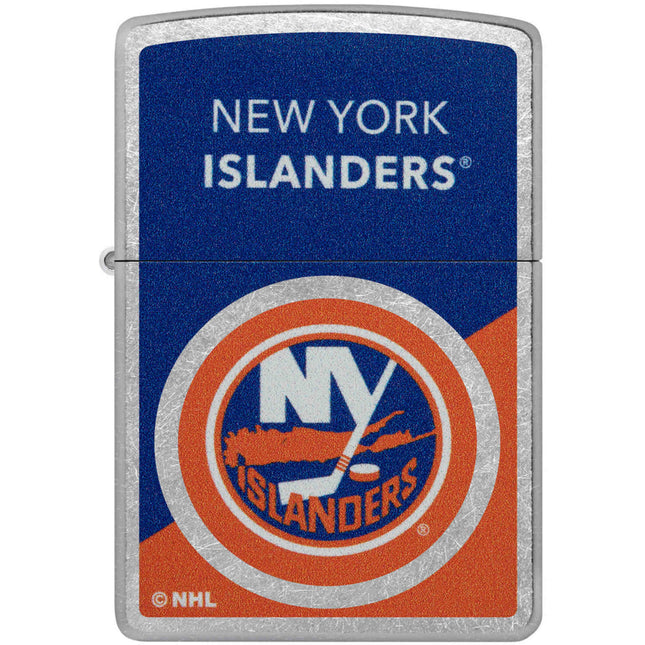 Zippo Windproof Pocket Lighter - NHL New York Islanders Colorblock Logo Design | 46199