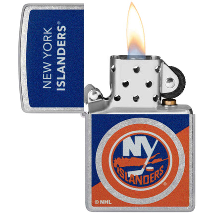 Zippo Windproof Pocket Lighter - NHL New York Islanders Colorblock Logo Design | 46199
