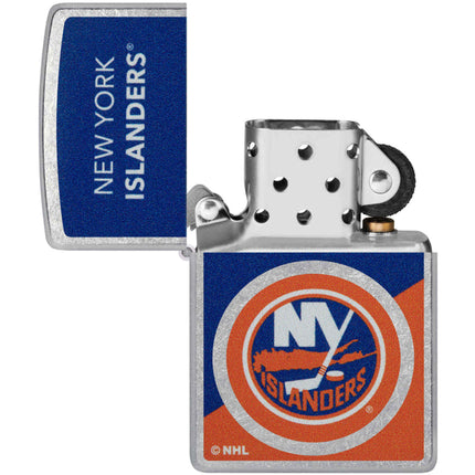 Zippo Windproof Pocket Lighter - NHL New York Islanders Colorblock Logo Design | 46199