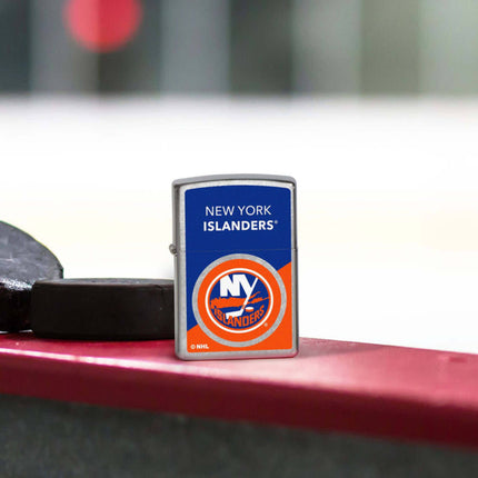 Zippo Windproof Pocket Lighter - NHL New York Islanders Colorblock Logo Design | 46199