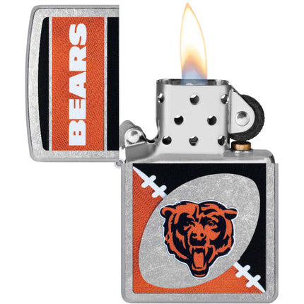Zippo Windproof Pocket Lighter - NFL Chicago Bears Chrome Logo Design | 46440