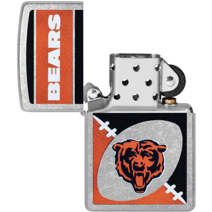 Zippo Windproof Pocket Lighter - NFL Chicago Bears Chrome Logo Design | 46440