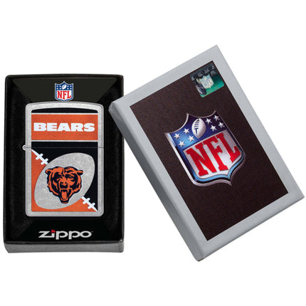 Zippo Windproof Pocket Lighter - NFL Chicago Bears Chrome Logo Design | 46440