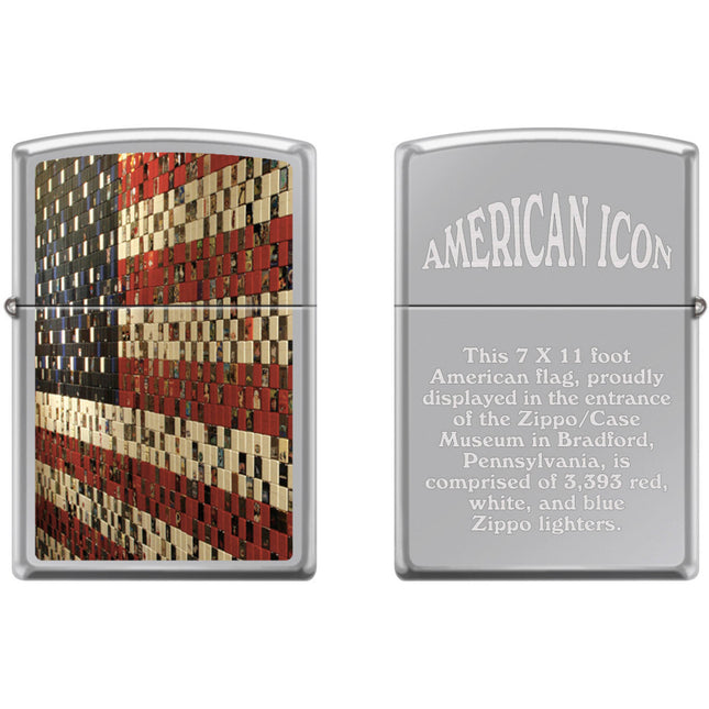 Zippo Windproof Pocket Lighter - Museum Collection AM Icon High Polish Chrome | XC443