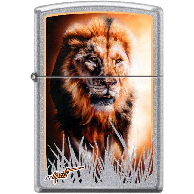 Zippo Windproof Pocket Lighter - Mazzi Street Chrome Metal | XC449