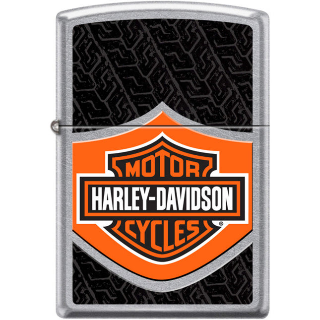 Zippo Windproof Pocket Lighter - Harley Davidson Street Chrome Metal | XC461