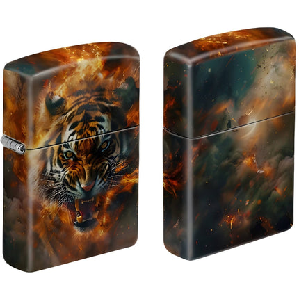 Zippo Windproof Pocket Lighter - Custom Tiger 540 Color Metal | XC342