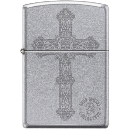 Zippo Windproof Pocket Lighter - Anne Stokes Collection Street Chrome Metal | XC541