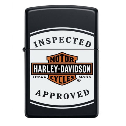 Zippo Windproof Pocket Lighter - HD Inspected Black Matte Metal | XC258