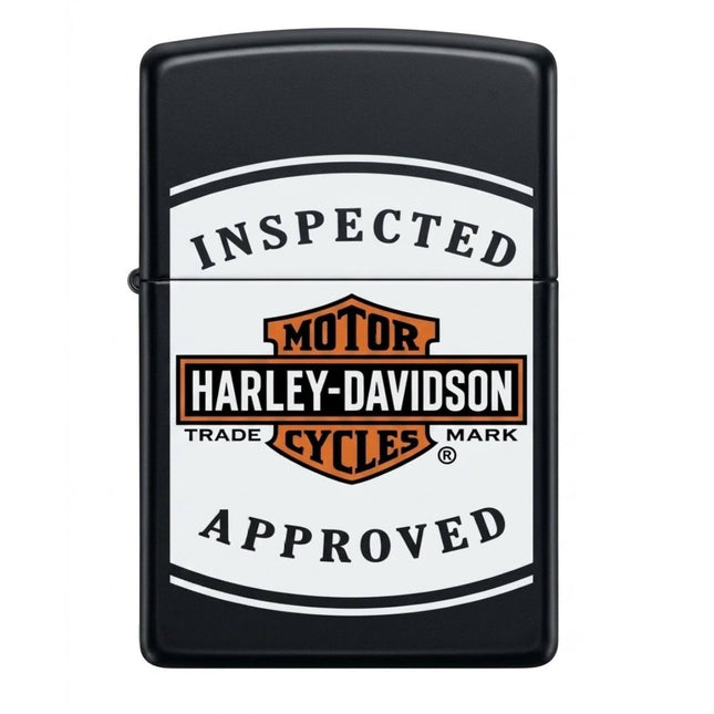 Zippo Windproof Pocket Lighter - HD Inspected Black Matte Metal | XC258